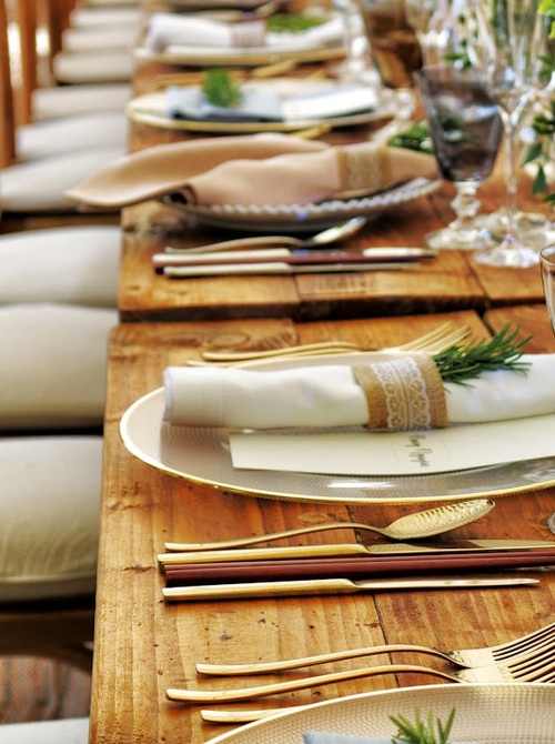 Tavolo da Pranzo in Legno Massello